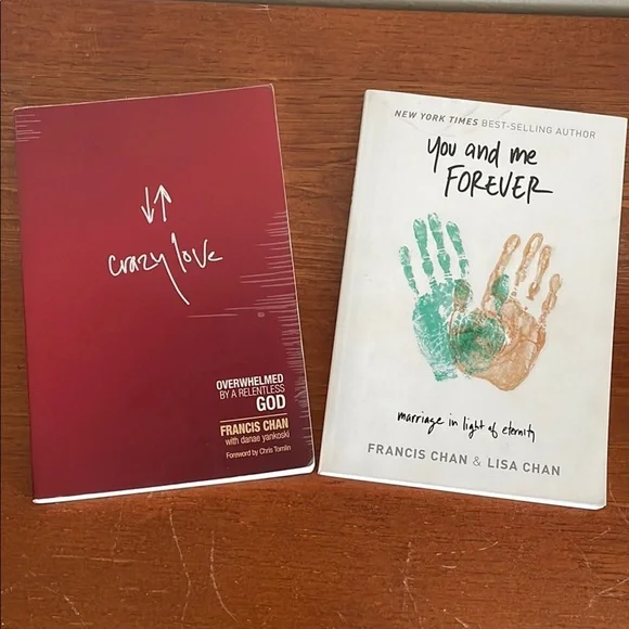 Crazy Love and You and Me Forever Books, Francis and Lisa Chan - Picture 1 of 4